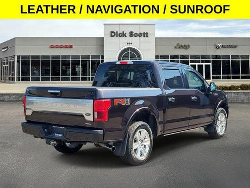 Magma Red 2019 Ford F-150 Platinum