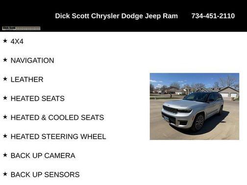 Silver Zynith 2021 Jeep Grand Cherokee L Summit Reserve
