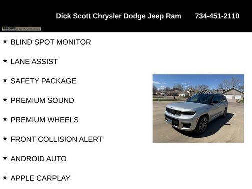 Silver Zynith 2021 Jeep Grand Cherokee L Summit Reserve