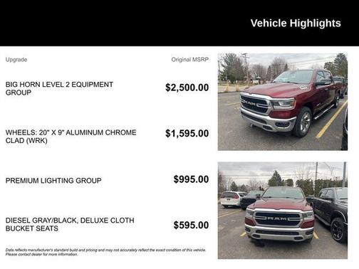 Delmonico Red Pearlcoat 2020 RAM 1500 Big Horn/Lone Star