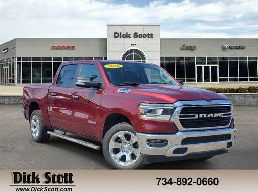Delmonico Red Pearlcoat 2020 RAM 1500 Big Horn/Lone Star