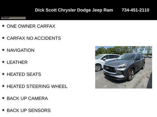 Gray 2025 INFINITI QX60 Luxe