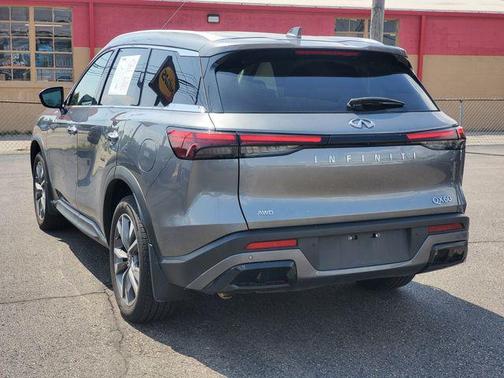 Gray 2025 INFINITI QX60 Luxe