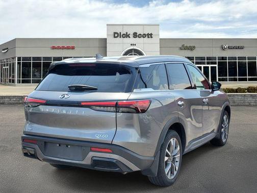 Gray 2025 INFINITI QX60 Luxe