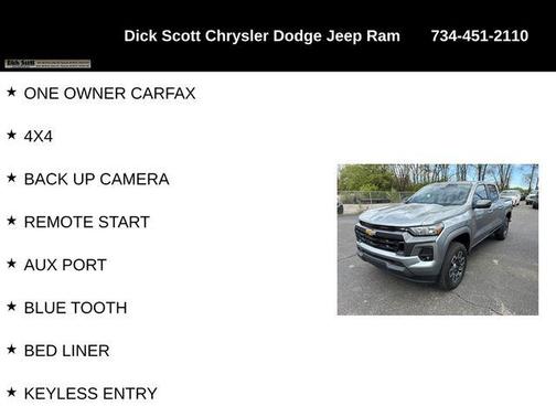 Sterling Gray Metallic 2023 Chevrolet Colorado LT