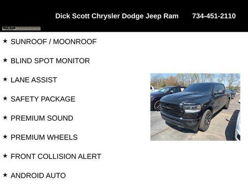 Diamond Black Crystal Pearlcoat 2023 RAM 1500 Laramie