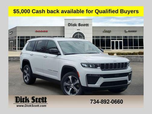 Bright White Clearcoat 2026 Jeep Grand Cherokee L Limited