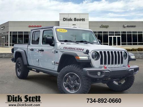 Silver Zynith Clearcoat 2023 Jeep Gladiator Rubicon