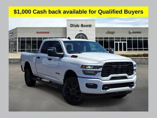 Bright White Clearcoat 2026 RAM 2500 Big Horn Crew Cab 4x4 6'4' Box