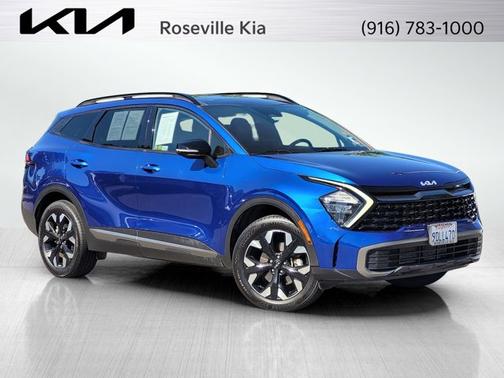 Sapphire Blue 2023 Kia Sportage X-LINE