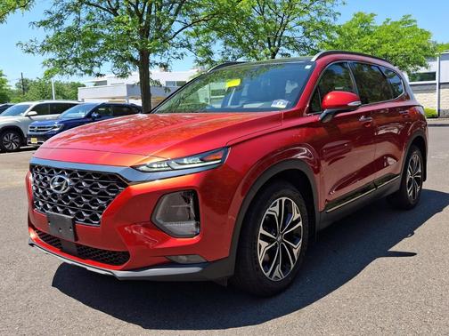 Lava Orange 2019 Hyundai SANTA FE Ultimate 2.0T
