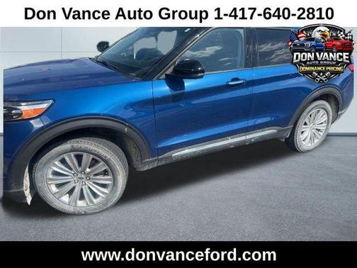 Atlas Blue Metallic 2023 Ford Explorer Limited