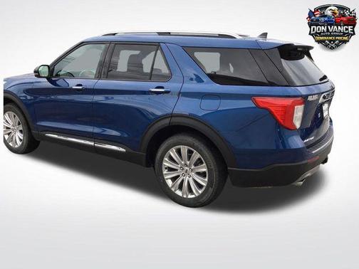 Atlas Blue Metallic 2023 Ford Explorer Limited