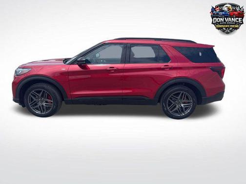 Red Metallic 2025 Ford Explorer ST-Line