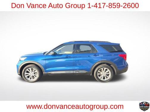 Atlas Blue Metallic 2020 Ford Explorer XLT