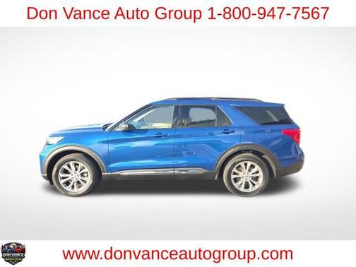 Atlas Blue Metallic 2020 Ford Explorer XLT