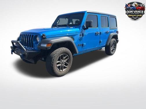 Hydro Blue Pearlcoat 2024 Jeep Wrangler Sport S