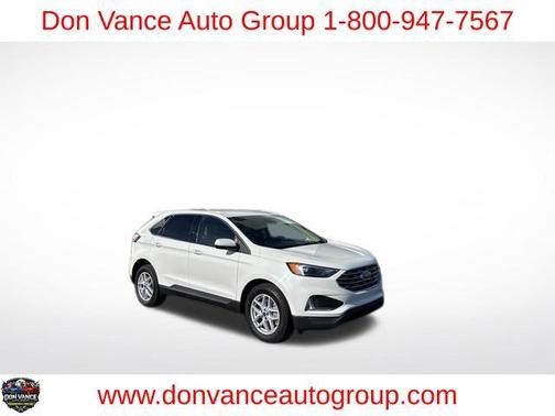 Star White Metallic Tri-Coat 2022 Ford Edge SEL