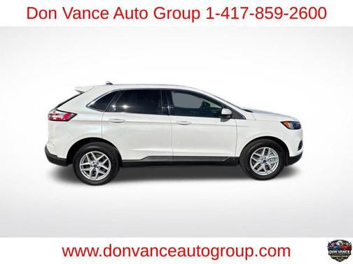 Star White Metallic Tri-Coat 2022 Ford Edge SEL