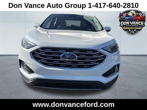 Star White Metallic Tri-Coat 2022 Ford Edge SEL
