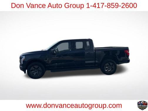 Antimatter Blue Metallic 2025 Ford F-150 Lightning Flash