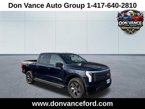 Antimatter Blue Metallic 2025 Ford F-150 Lightning Flash