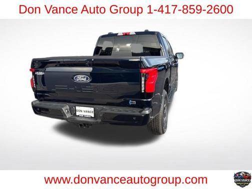 Antimatter Blue Metallic 2025 Ford F-150 Lightning Flash