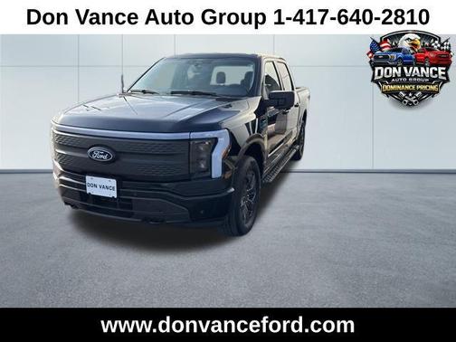 Antimatter Blue Metallic 2025 Ford F-150 Lightning Flash
