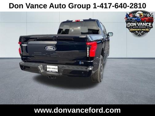 Antimatter Blue Metallic 2025 Ford F-150 Lightning Flash