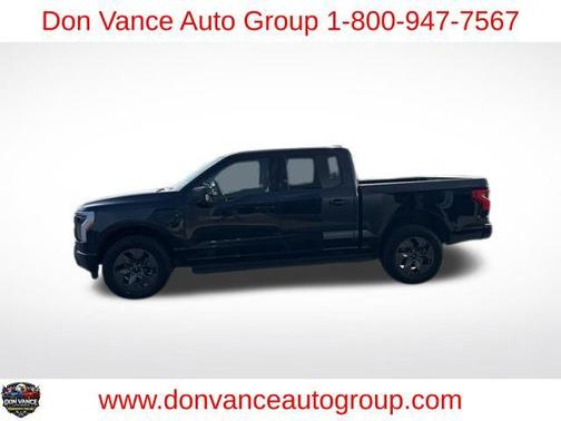 Antimatter Blue Metallic 2025 Ford F-150 Lightning Flash