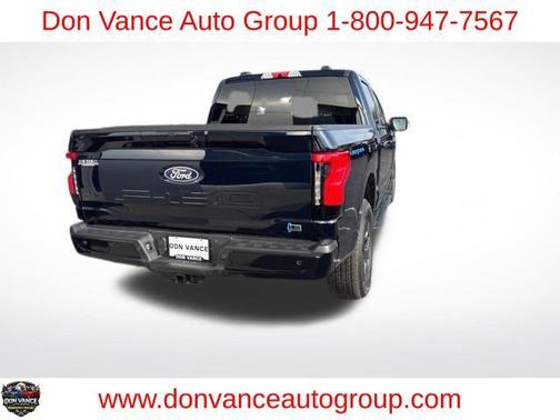 Antimatter Blue Metallic 2025 Ford F-150 Lightning Flash