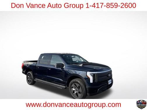 Antimatter Blue Metallic 2025 Ford F-150 Lightning Flash