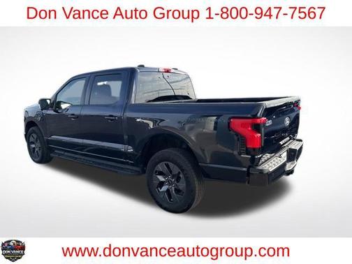 Antimatter Blue Metallic 2025 Ford F-150 Lightning Flash