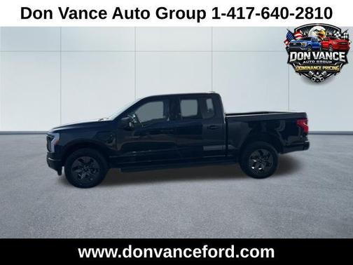 Antimatter Blue Metallic 2025 Ford F-150 Lightning Flash