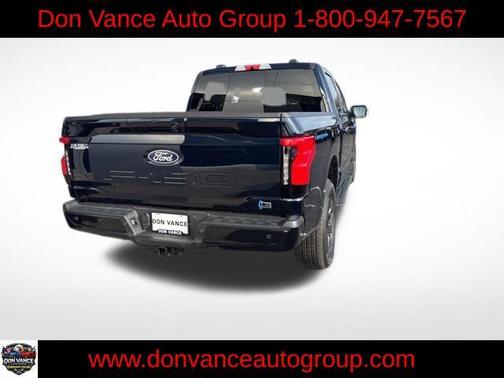 Antimatter Blue Metallic 2025 Ford F-150 Lightning Flash