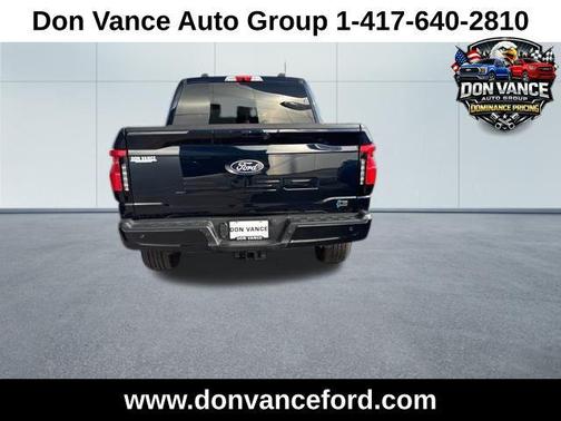 Antimatter Blue Metallic 2025 Ford F-150 Lightning Flash