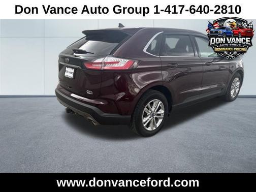 Burgundy Velvet Metallic Tinted Clearcoat 2020 Ford Edge SEL