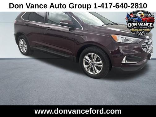 Burgundy Velvet Metallic Tinted Clearcoat 2020 Ford Edge SEL