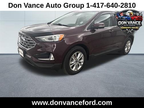 Burgundy Velvet Metallic Tinted Clearcoat 2020 Ford Edge SEL