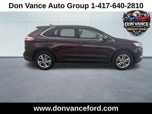 Burgundy Velvet Metallic Tinted Clearcoat 2020 Ford Edge SEL