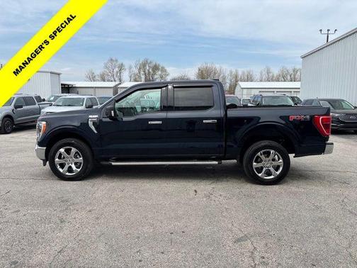 Antimatter Blue Metallic 2023 Ford F-150 XLT