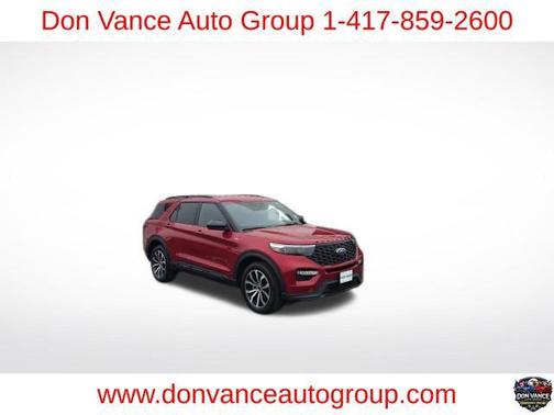 Rapid Red Metallic Tinted Clearcoat 2022 Ford Explorer ST-Line