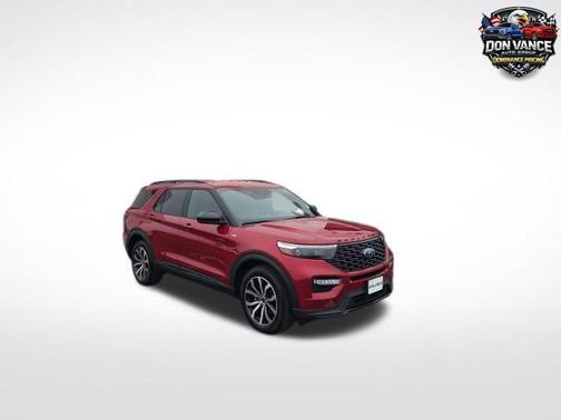 Rapid Red Metallic Tinted Clearcoat 2022 Ford Explorer ST-Line