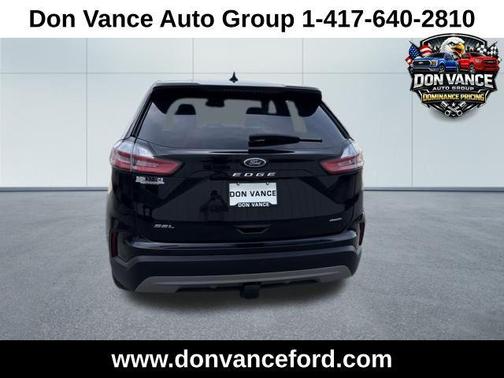 Agate Black Metallic 2022 Ford Edge SEL