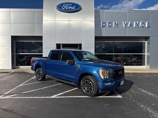 Blue Metallic 2022 Ford F-150 XLT Truck
