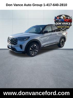 Space White Metallic 2026 Ford Explorer Platinum