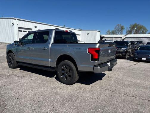Iconic Silver Metallic 2025 Ford F-150 Lightning Flash