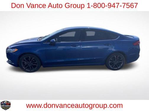 Lightning Blue 2018 Ford Fusion SE