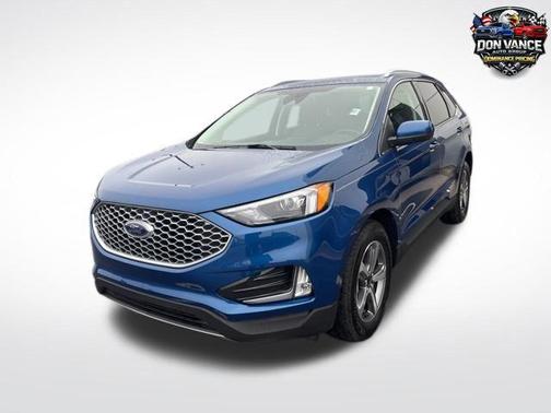 Atlas Blue Metallic 2024 Ford Edge SEL