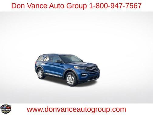 Atlas Blue Metallic 2023 Ford Explorer XLT